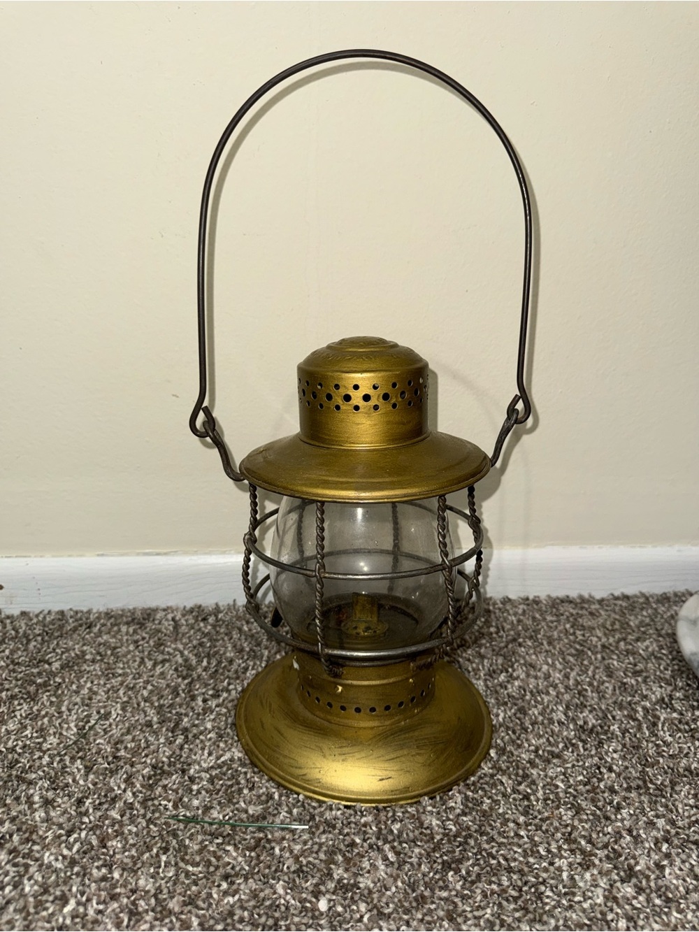 Antique gold lantern